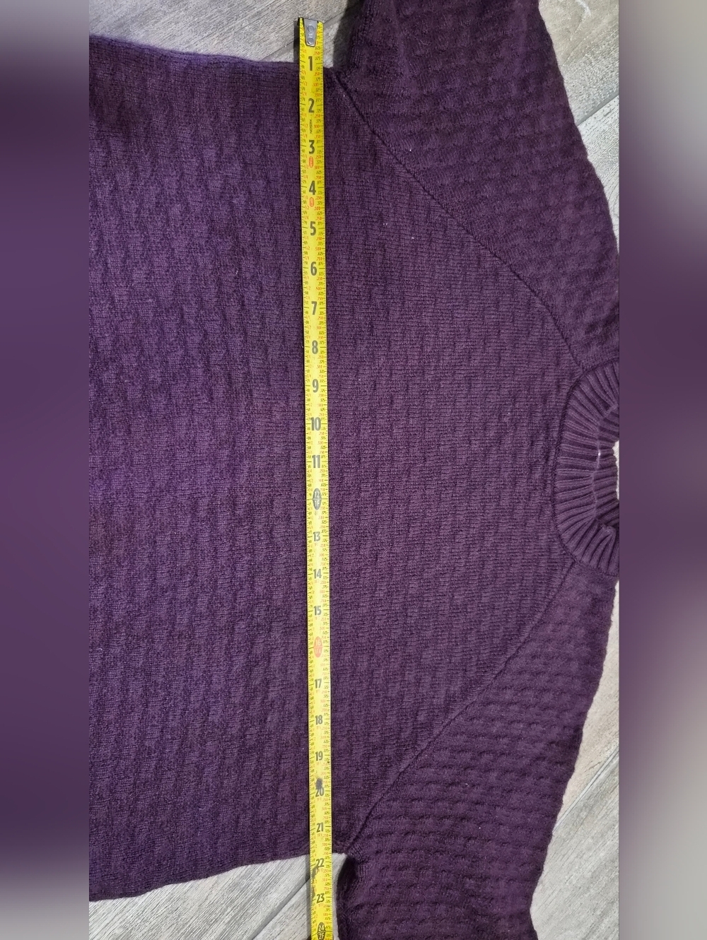 Lululemon Texture Play Relaxed Fit Cashmere Blend Crewneck Sweayer Size XS/S - Picture 9 of 9